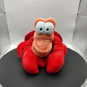 Disney Plush Red and Orange Lobster Toy